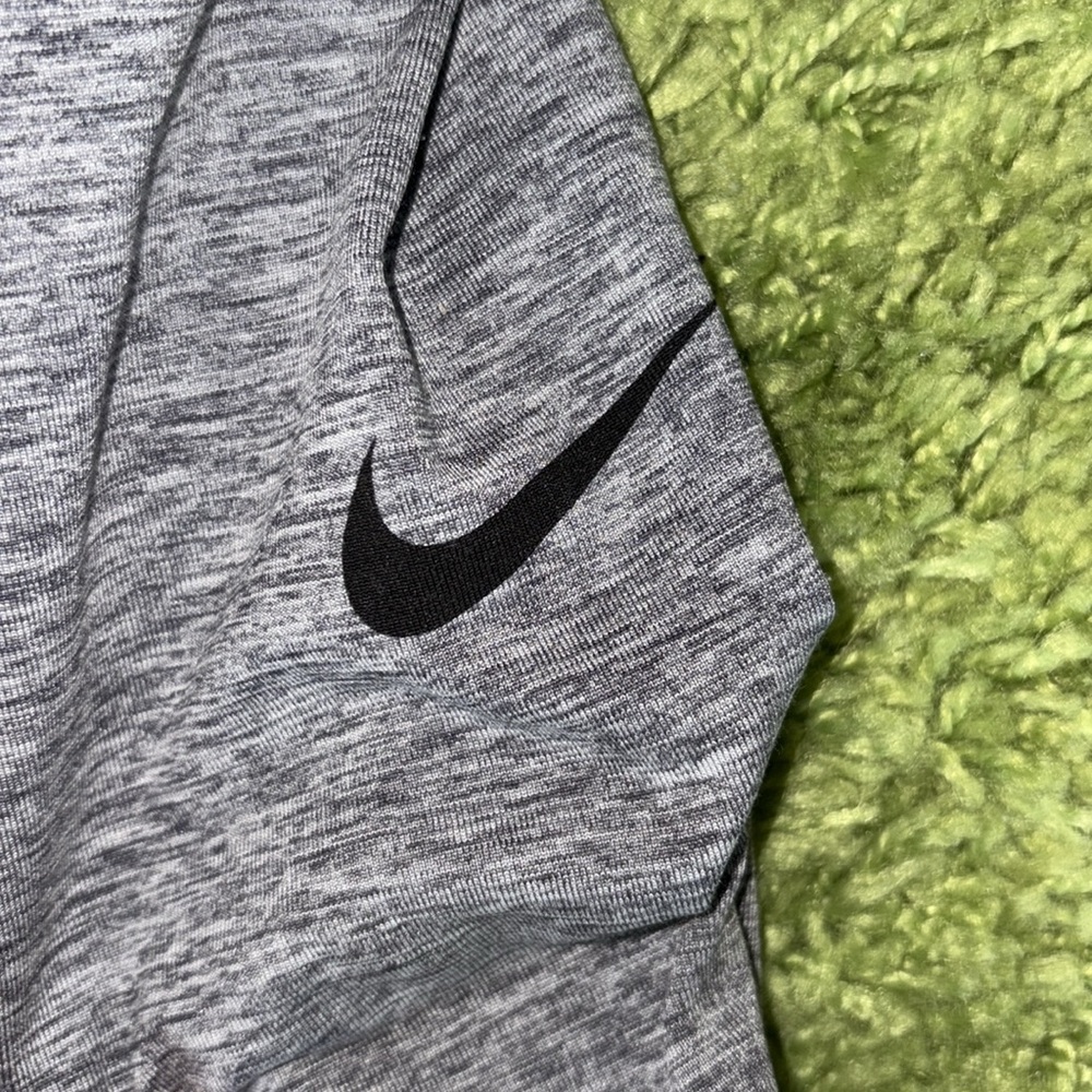 NIKE HOODIE PRO HYPERWARM LIMITLESS DARK GREY/HEATHER/VOLT/BLACK WOMEN - Picture 9 of 12